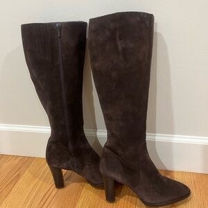 Boden genuine suede/full grain leather dress boots
